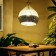 Ceiling Lamp from Rotan "Yudi" 1x120W, E27, 25x25x40 cm