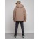 Winter male jacket, size 52, brown color