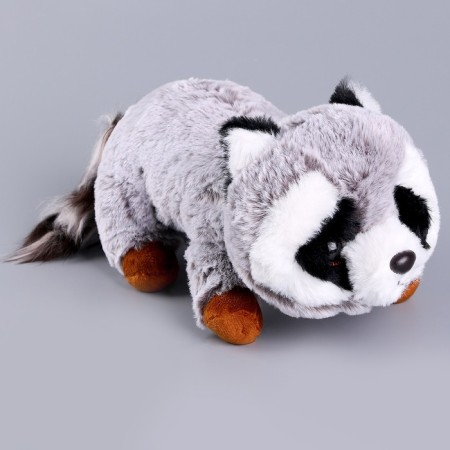 Soft toy "Raccoon", 26 cm, color gray color-3