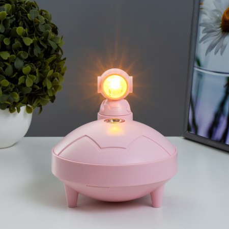 Night-designer with the Moisturizer "Cosmonaut" LED USB AKB MICS 14x14x15 cm Risalux-3