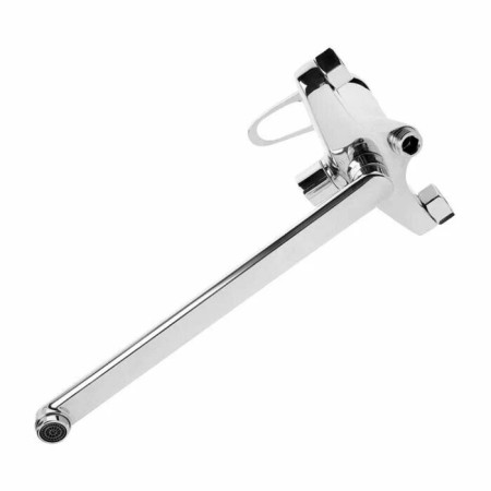 Bath mixer "TsS-SM" EP400023, single-leaf, wall, with shower set, chrome-1