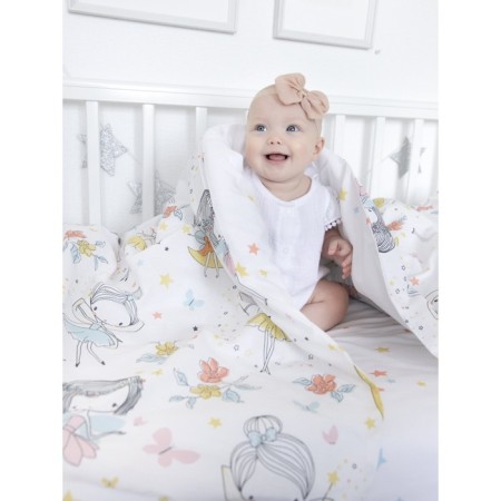 Bed linen children's “Fairies”, size 60x120 cm, 112x147 cm, 40x60 cm-1