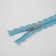 Lightning "Spiral", No. 3, insoluble, openwork, castle machine, 30 cm, blue color