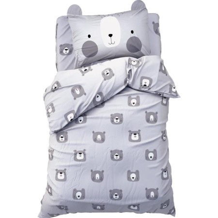 Bed linen "Ethel" 1.5 joint venture Gray Bear 143x215 cm, 150x214 cm, 50x70 cm -1 pcs-1