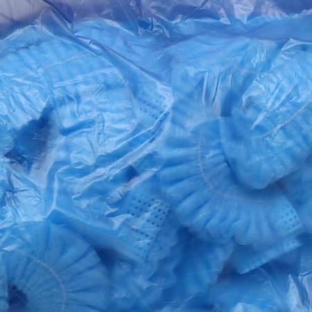Hat medical Charlotte 10 g/m blue rr 54-65 cm spandbond 100 pcs/un-3