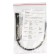 Power supply for magnetic tire pipelines. Uniel, 35 mm. Straight. Interior. IP20, black color