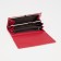 Women's wallet on magnets, red color