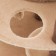 Complex for cats with a claw, corner, collapsible, 60 x 60 x 92 cm, beige