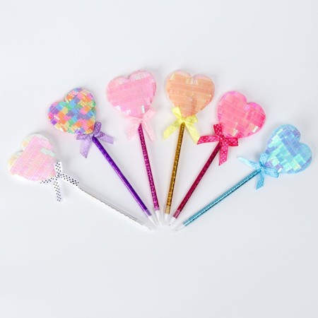 Hand "Heart with a bow", Mix color-4