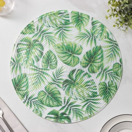Serving shares Summer, D = 38 cm, white color-1