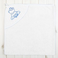 Children's corner for a boy, size 90x90 cm, white color