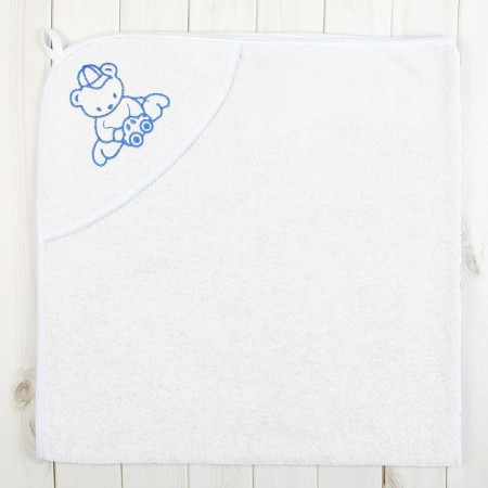 Children's corner for a boy, size 90x90 cm, white color