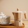 Geyser Coffee machine SL Home "Framo", 150 ml, 11 × 15.5 × 12 cm, beige color