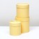 Set of round boxes 3 in 1, "beige", 16x16, 14x14, 12x12 cm