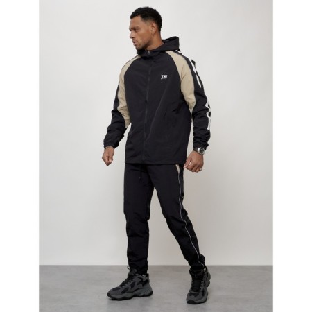 Sports suit men's, size 50, black color-1