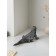 Figure "Varan", polystone, 14 cm, silver color