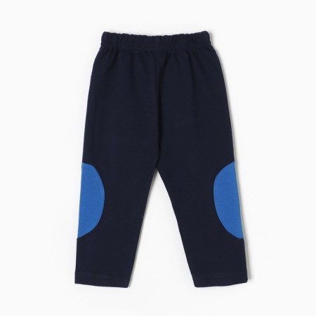 Kit for children (longshilly/pants), dark blue color, height 80 cm-4