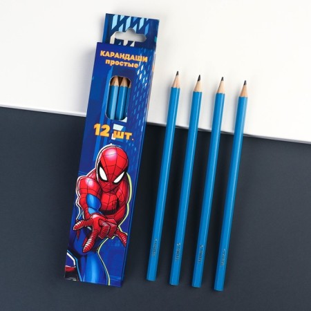Pencil is simple, 12 pieces, spider-man-7