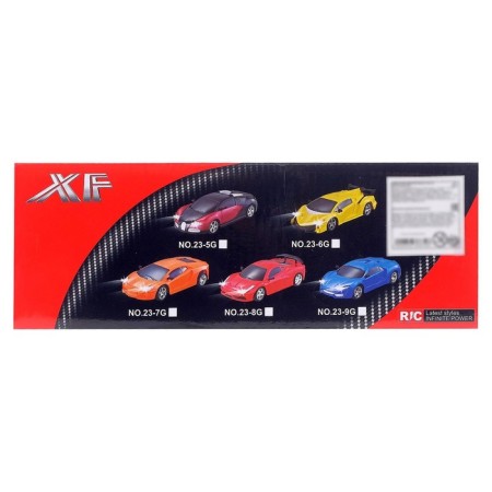 Radio -controlled car "coup", 1:18, works from batteries, blue color-5