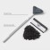 Raccoon winding set, foaming, two microfiber nozzles with a holder