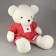 Soft toy "Bear, in a red dress, 100 cm