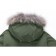 Winter park for a boy, height 140 cm, khaki color