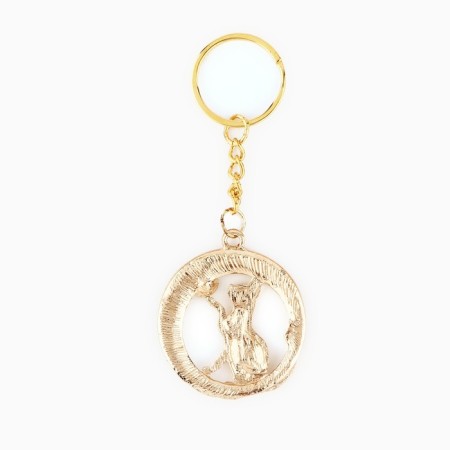 Key keychain "Cat", 8.4 x 3.3 cm-3