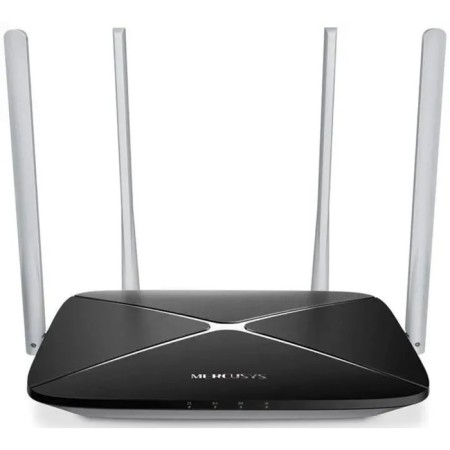 Wi-Fi router Mercusys AC12, AC1200, 1167 Mbps, 3 ports 100 Mbps, black