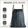 Bag for shoes on the lace, black color