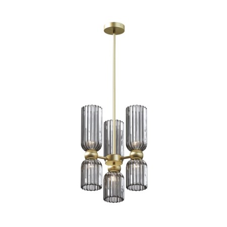 Suspension lamp Maytoni Mod302PL-06GR, E14, 6x40 W, 340x340x770 mm, gold