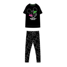 A set for a girl with a Disney print: T -shirt, leggings, height 152 cm