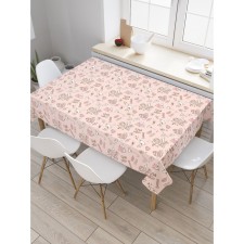 Tables on the Cupid and Bird table, rectangular, oxford, size 120x145 cm
