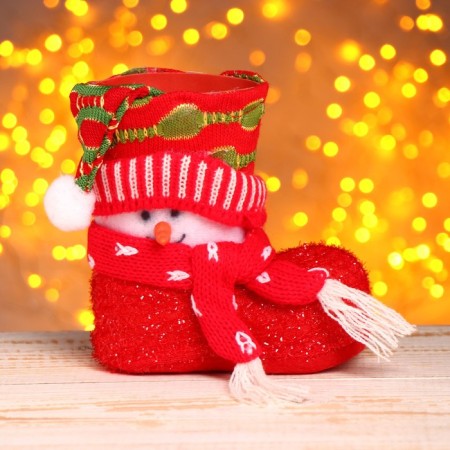 Gift packaging "Boot", Snowman-1