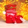 Gift packaging "Boot", Snowman