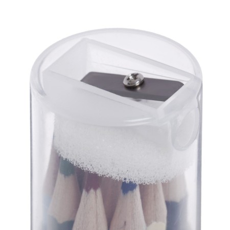 Pencils of 12 colors "Kalyak-Malyak", hexagonal, tube with a grind-1