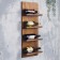 Wooden shelf for 4 bottles, 73x30x12 cm