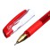 Ballpoint handle Berlingo XGold, red rod, node-bela 0.7 mm