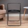 Coffee table "Barn" YS-8568, black 44x42x68 cm