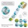 Stick Paper "Sea theme" d = 2.5 cm 252 pcs in roll