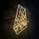 LED figure "White Christmas tree", 22 × 40 × 12 cm, 6 watts, AAX3 batteries (not complete)