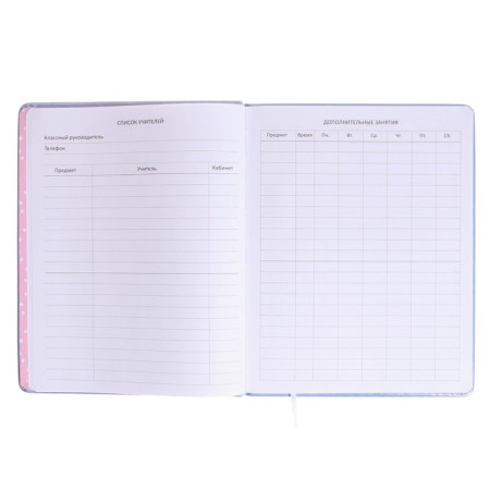 Universal diary for grade 1-11 STAY Chic, hard cover, artificial leather, foam rubber, lies, 80 g/m2-5