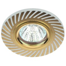 Lamp built -in era DK LD39, IP20, 50W, 95x25 mm, 4000k, white/gold color