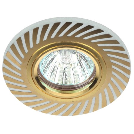 Lamp built -in era DK LD39, IP20, 50W, 95x25 mm, 4000k, white/gold color