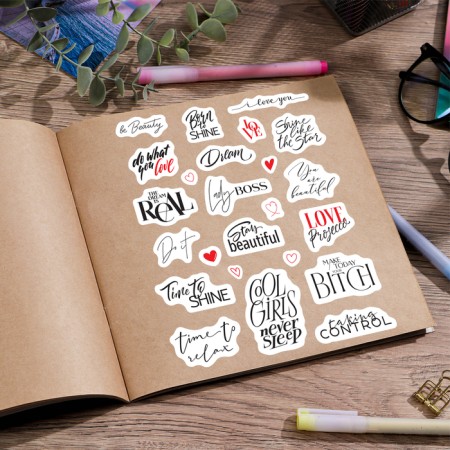 Paper stickers "Blistai", 14 x 21 cm-2