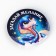 Magnet of sunset "Happiness in your hands", Diam. 5 cm
