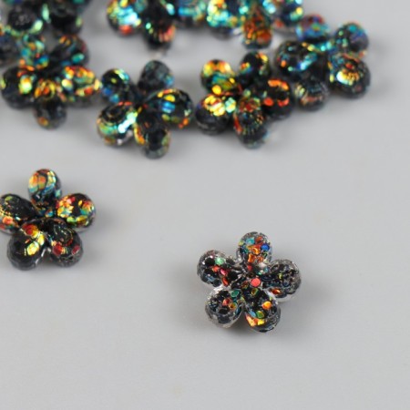 Decor for creativity Plastic "Flower Lake" Purviats 1.2x1.2 cm-1