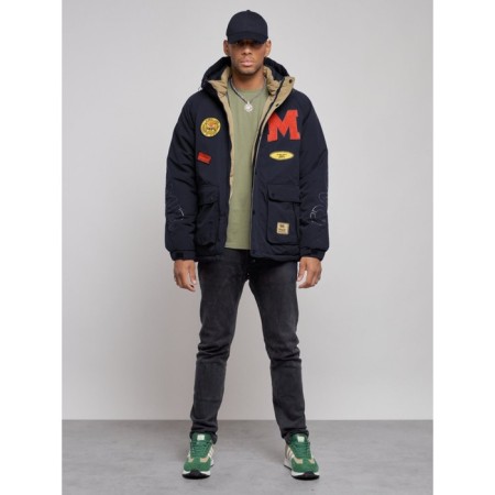 Male jacket, size 48, dark blue color