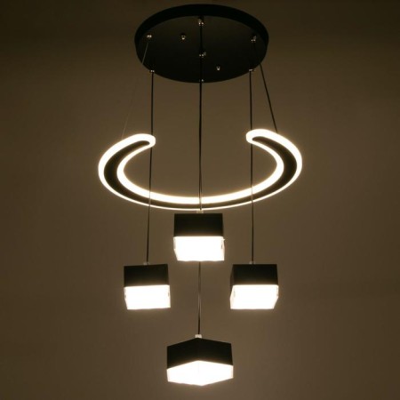 Lamp Bayerlux 1646/1wt LED 120W 3000-6000K Black 40x40x106 cm-2