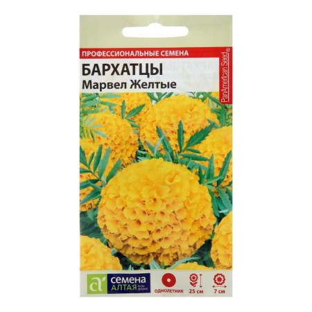 Flower seeds marvel "Marvel", yellow, sed. Alt, c/n, 5 pcs