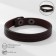 Bracelet Skin "Millennium" classic, dark brown color